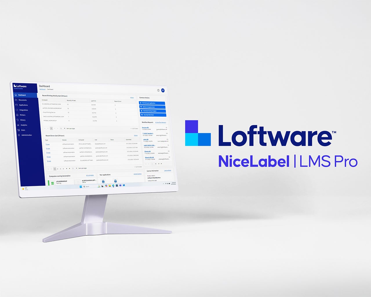 NiceLabel 10 LMS Pro voor centraal labelbeheer, gebruikersbeheer en gecontroleerde labelprocessen